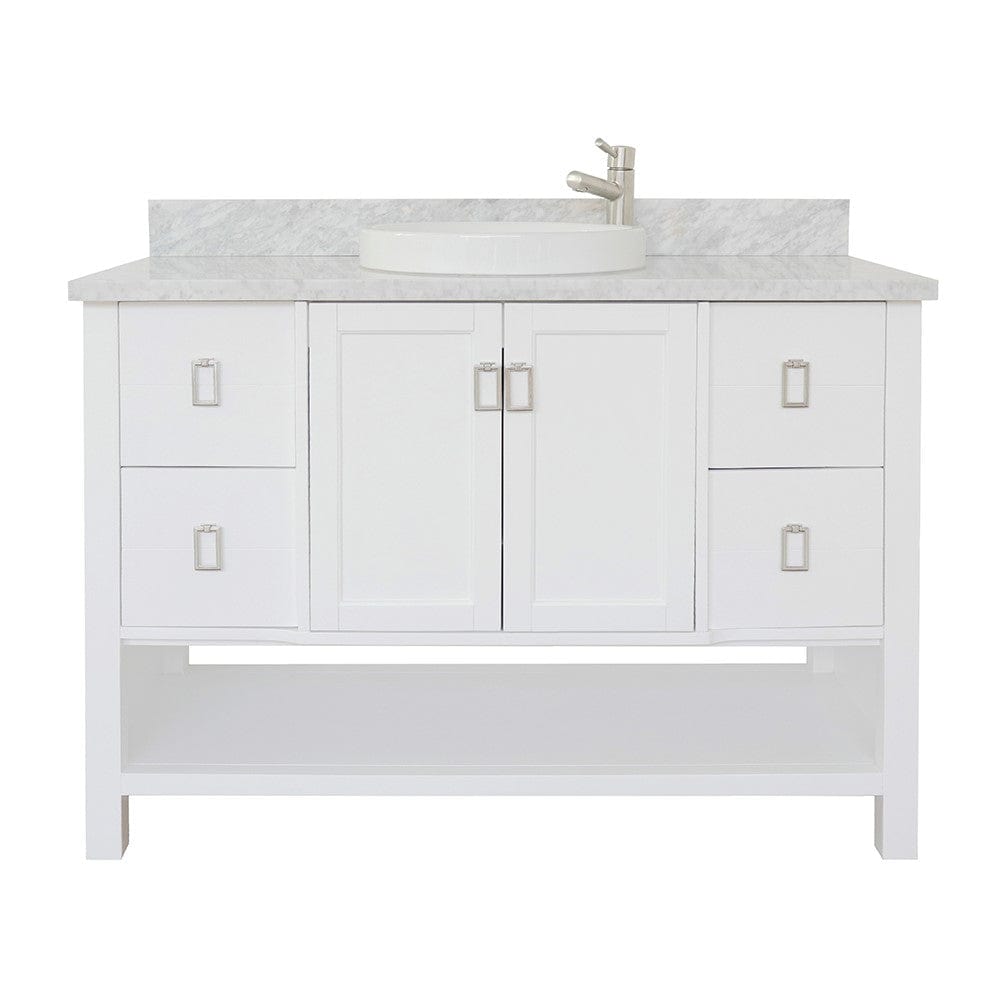 Bellaterra 49" Single Vanity in White Finish