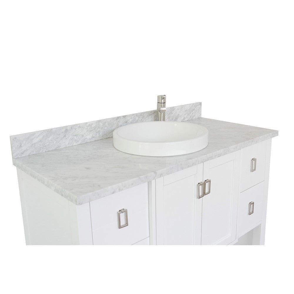 Bellaterra 49" Single Vanity in White Finish