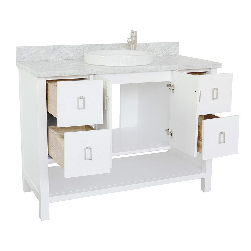 Bellaterra 49" Single Vanity in White Finish