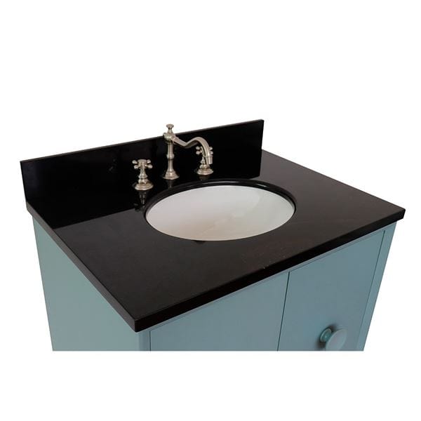 Bellaterra 31" Single Vanity in Aqua Blue Finish