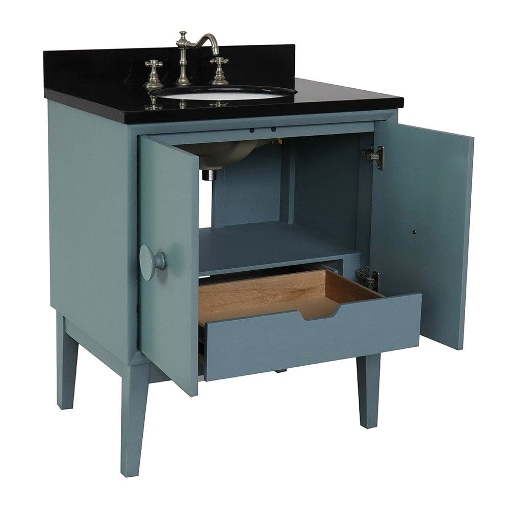 Bellaterra 31" Single Vanity in Aqua Blue Finish