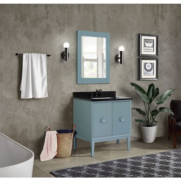 Bellaterra 31" Single Vanity in Aqua Blue Finish