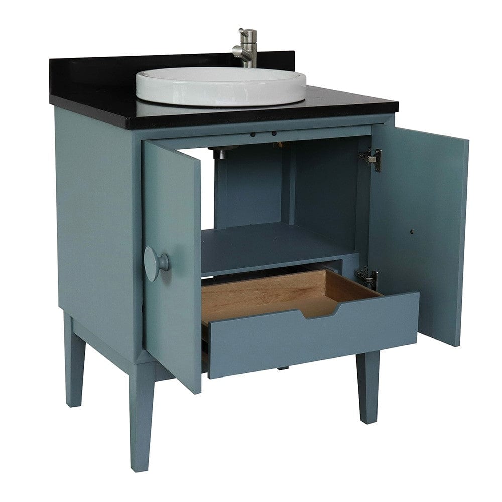 Bellaterra 31" Single Vanity in Aqua Blue Finish