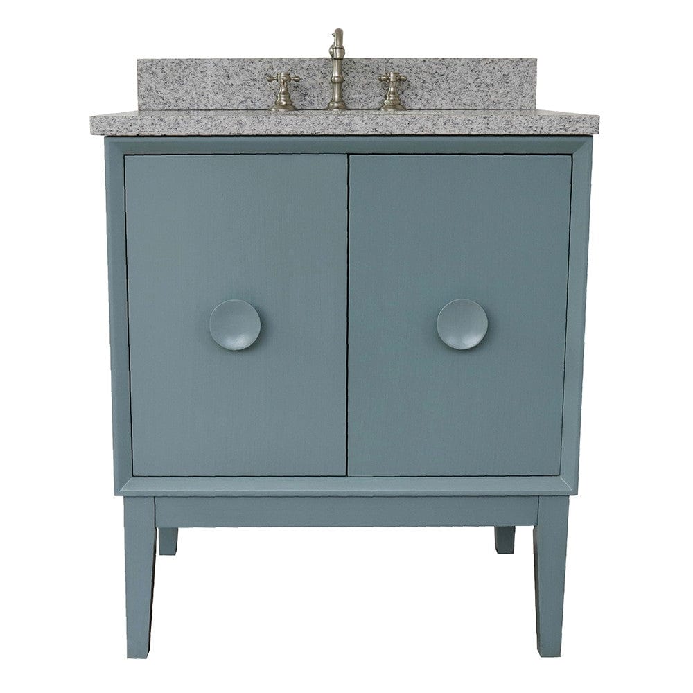 Bellaterra 31" Single Vanity in Aqua Blue Finish