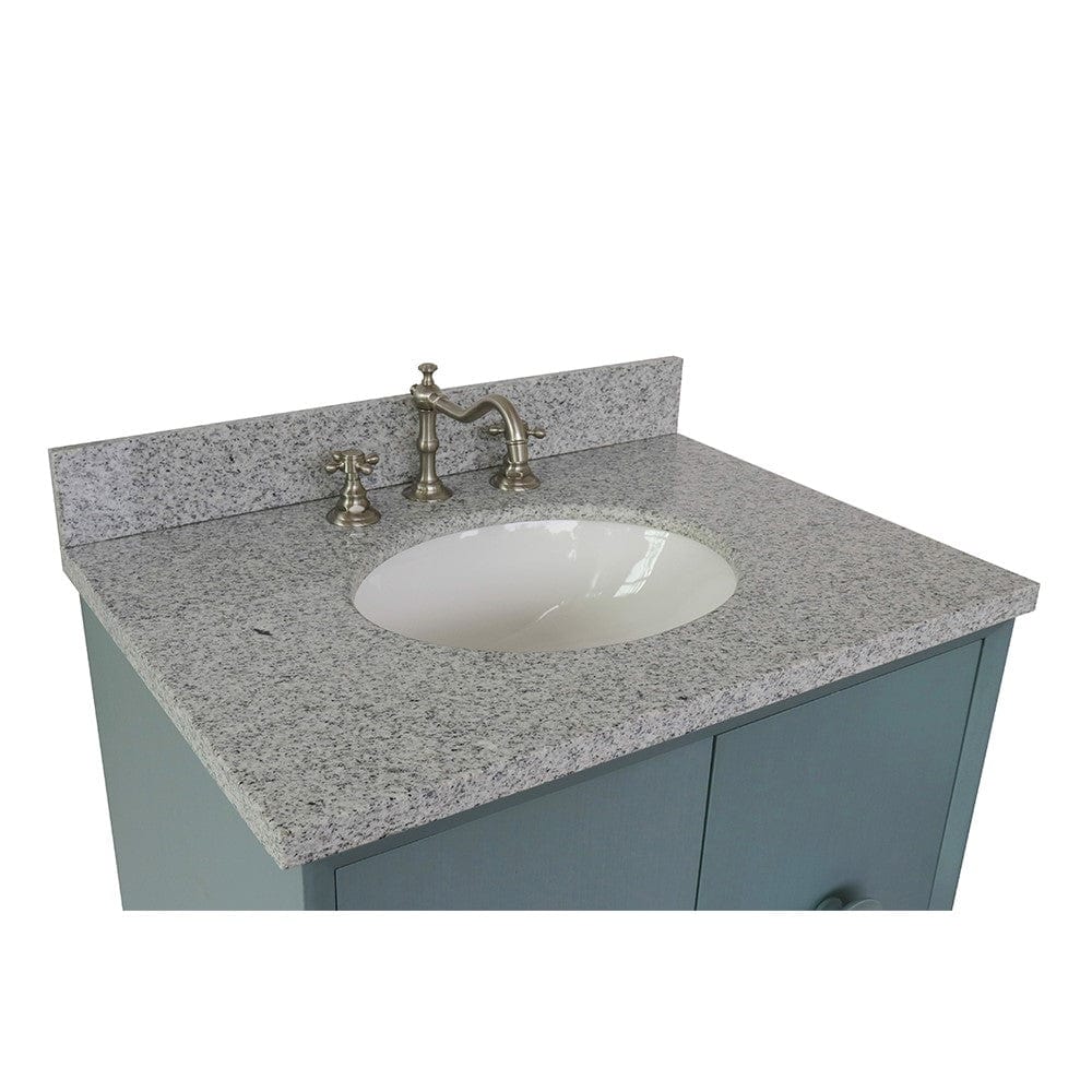 Bellaterra 31" Single Vanity in Aqua Blue Finish