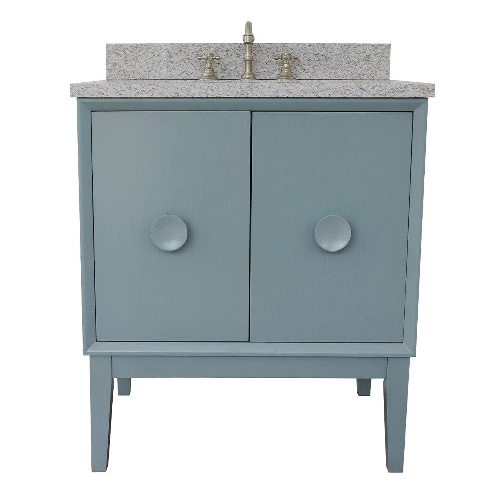 Bellaterra 31" Single Vanity in Aqua Blue Finish