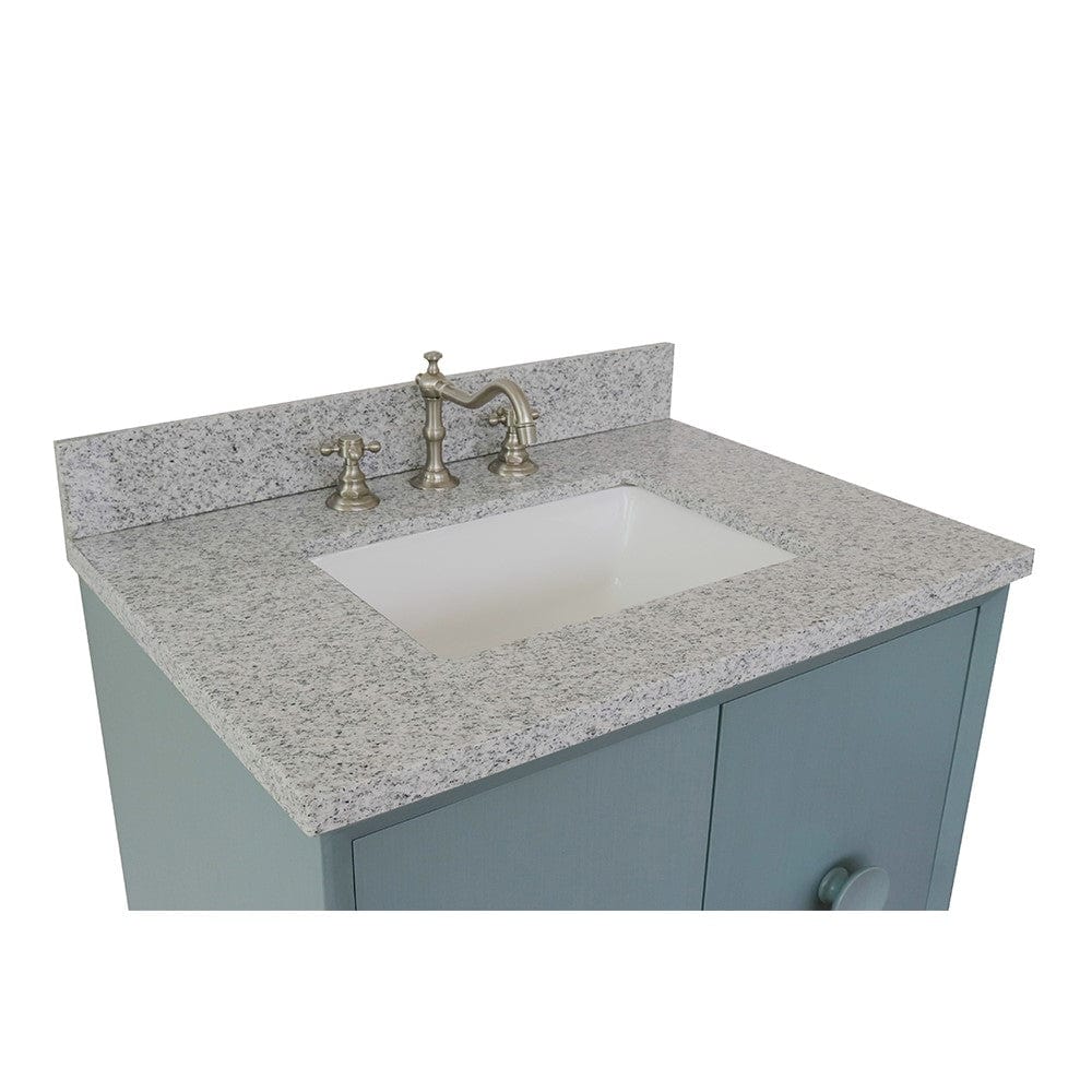 Bellaterra 31" Single Vanity in Aqua Blue Finish