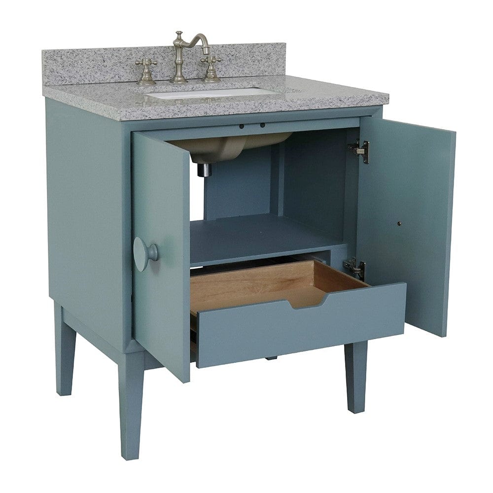 Bellaterra 31" Single Vanity in Aqua Blue Finish