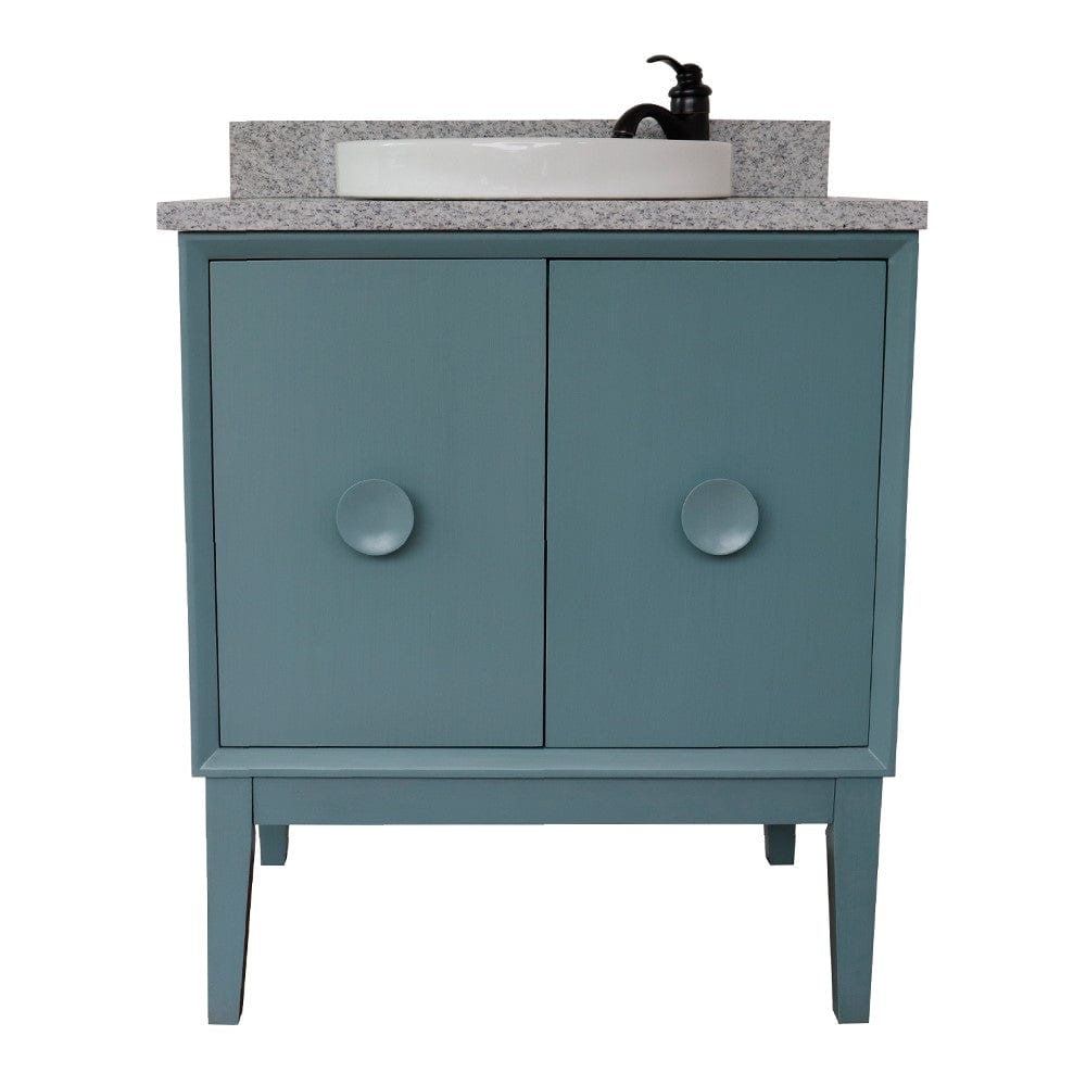 Bellaterra 31" Single Vanity in Aqua Blue Finish