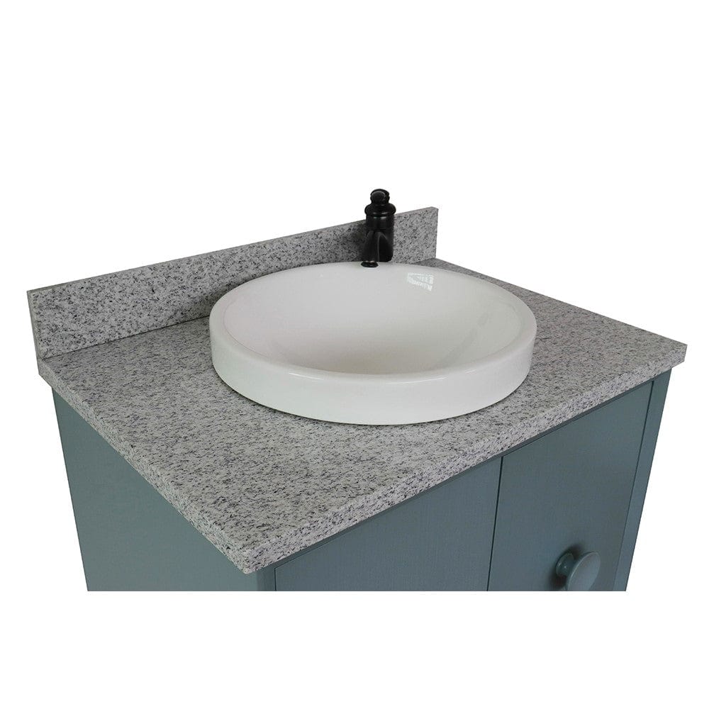 Bellaterra 31" Single Vanity in Aqua Blue Finish