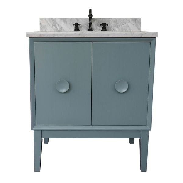 Bellaterra 31" Single Vanity in Aqua Blue Finish