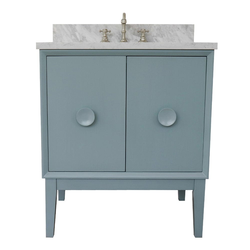 Bellaterra 31" Single Vanity in Aqua Blue Finish