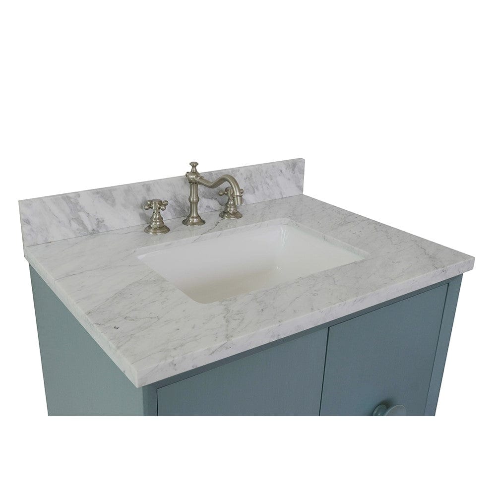 Bellaterra 31" Single Vanity in Aqua Blue Finish