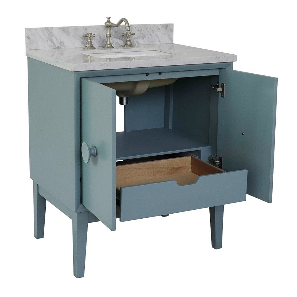 Bellaterra 31" Single Vanity in Aqua Blue Finish