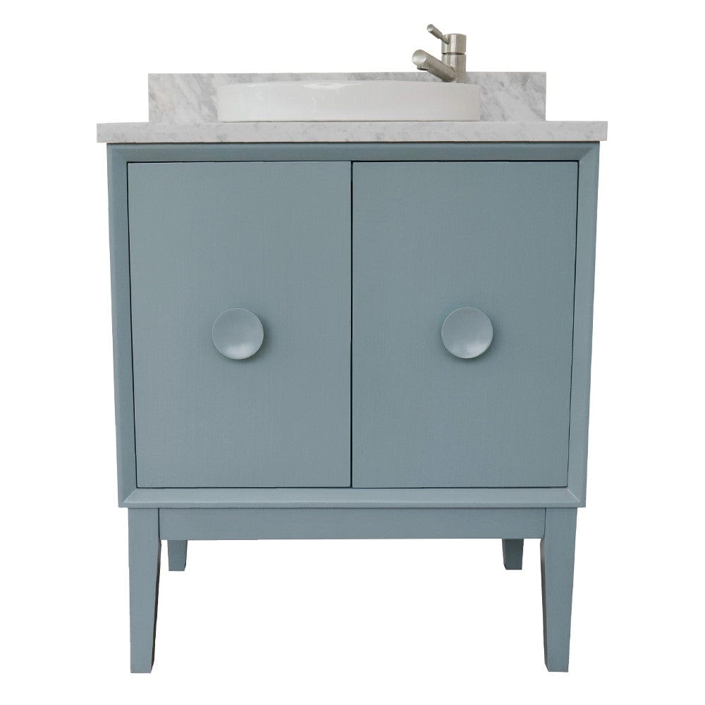 Bellaterra 31" Single Vanity in Aqua Blue Finish