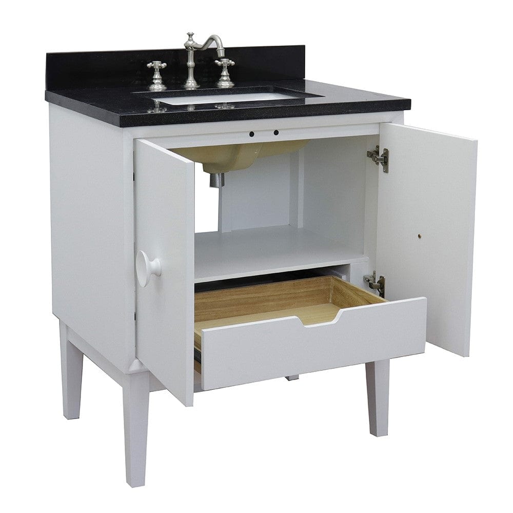 Bellaterra 31" Single Vanity in White Finish