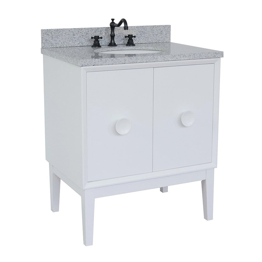 Bellaterra 31" Single Vanity in White Finish