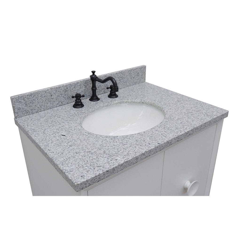 Bellaterra 31" Single Vanity in White Finish