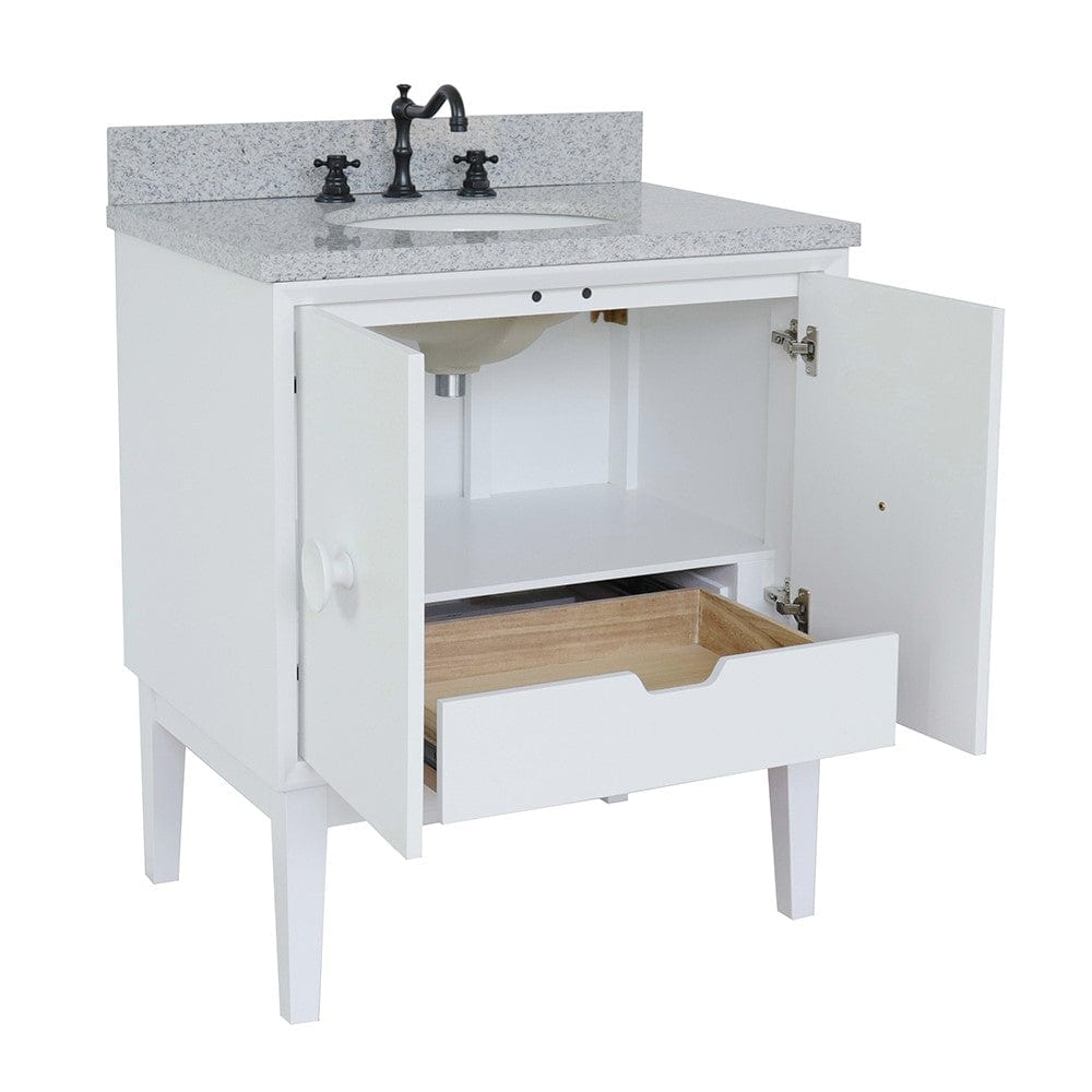 Bellaterra 31" Single Vanity in White Finish