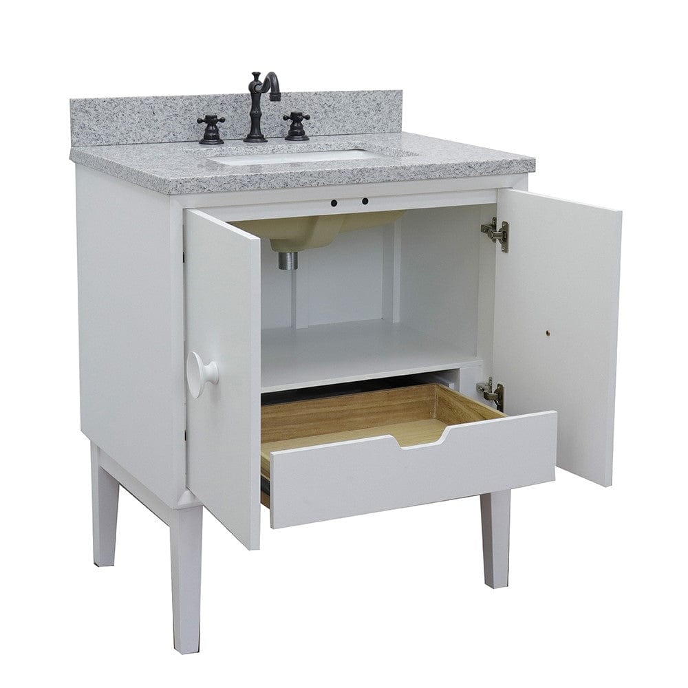 Bellaterra 31" Single Vanity in White Finish