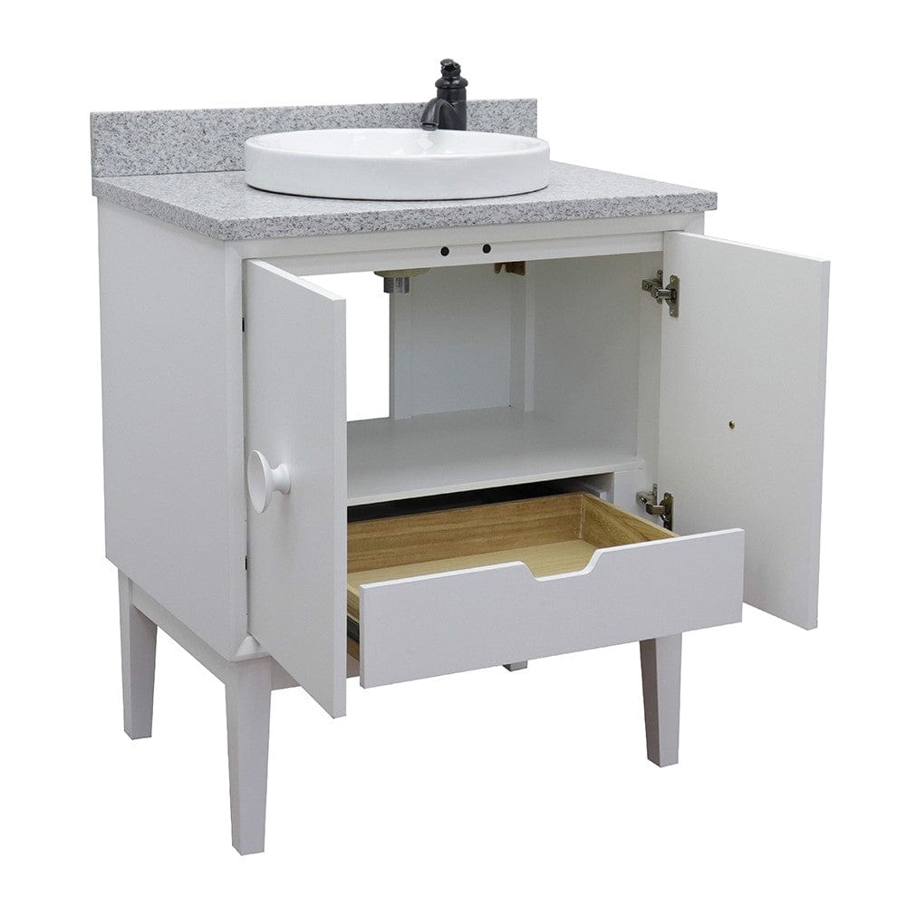 Bellaterra 31" Single Vanity in White Finish