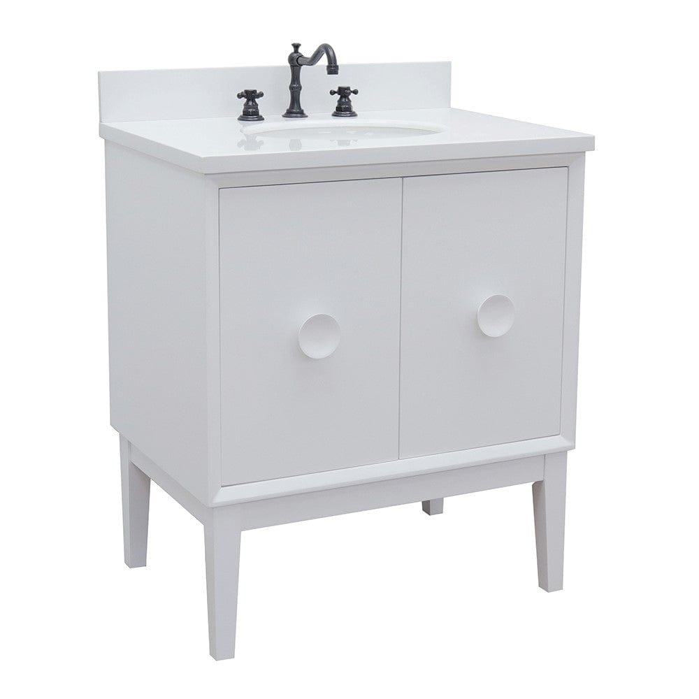 Bellaterra 31" Single Vanity in White Finish