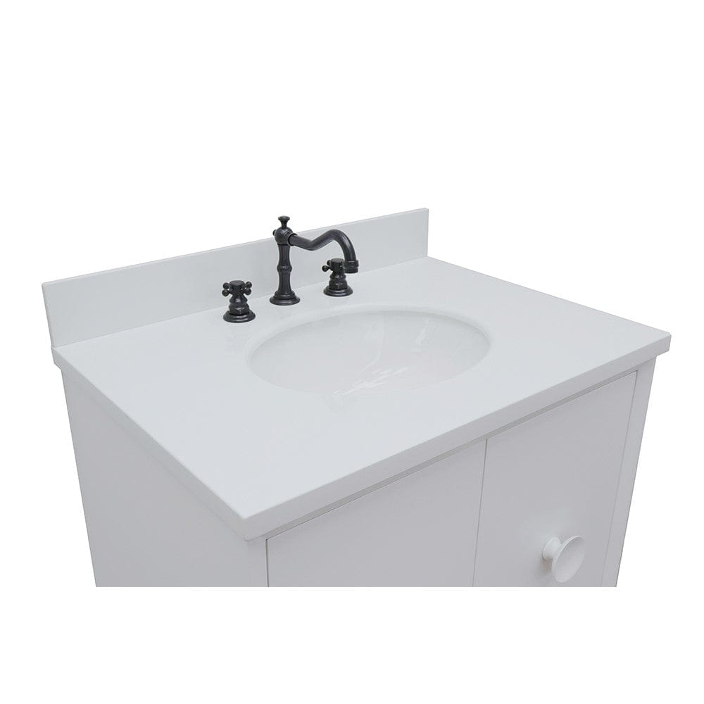 Bellaterra 31" Single Vanity in White Finish