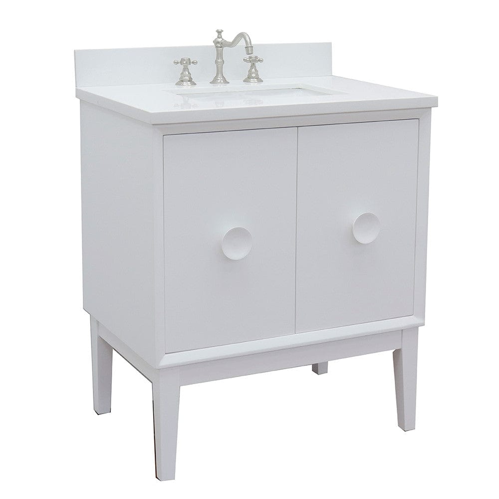 Bellaterra 31" Single Vanity in White Finish