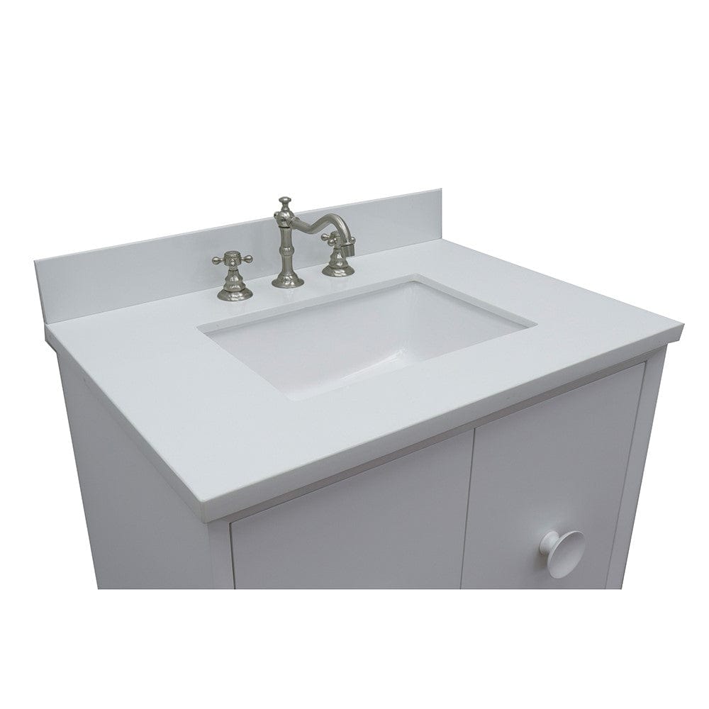 Bellaterra 31" Single Vanity in White Finish