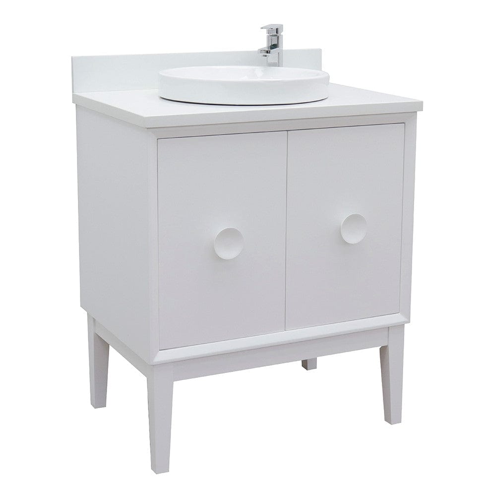 Bellaterra 31" Single Vanity in White Finish