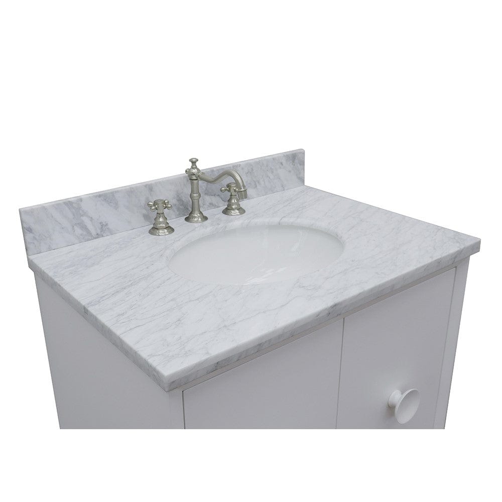 Bellaterra 31" Single Vanity in White Finish