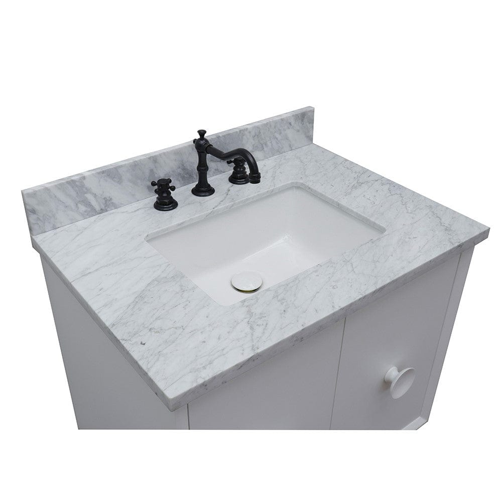 Bellaterra 31" Single Vanity in White Finish