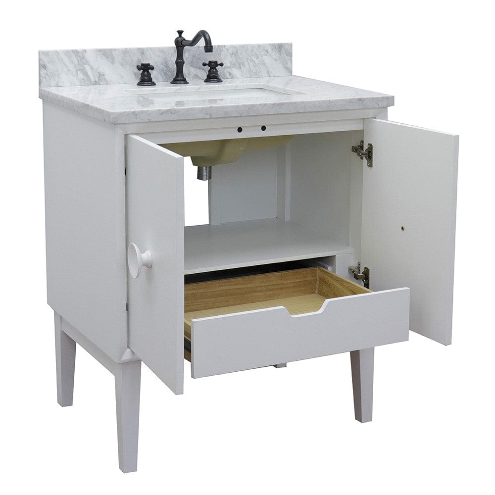 Bellaterra 31" Single Vanity in White Finish