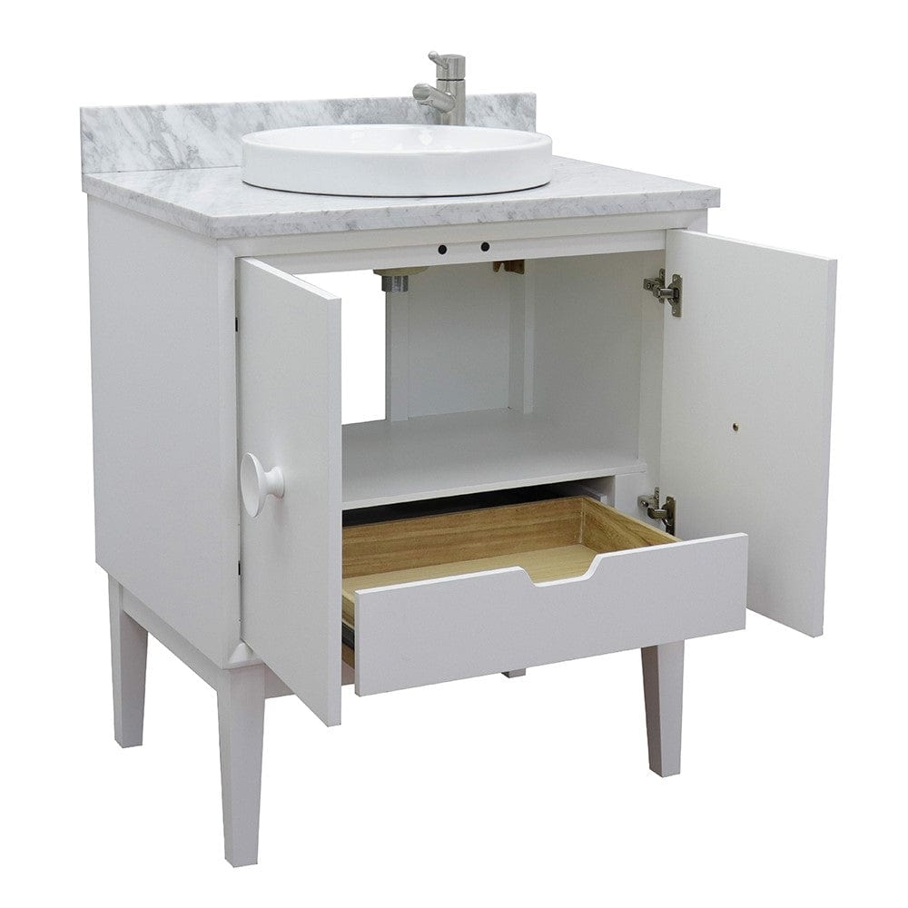 Bellaterra 31" Single Vanity in White Finish