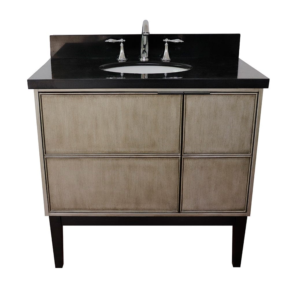 Bellaterra 37" Single Vanity in Linen Brown Finish