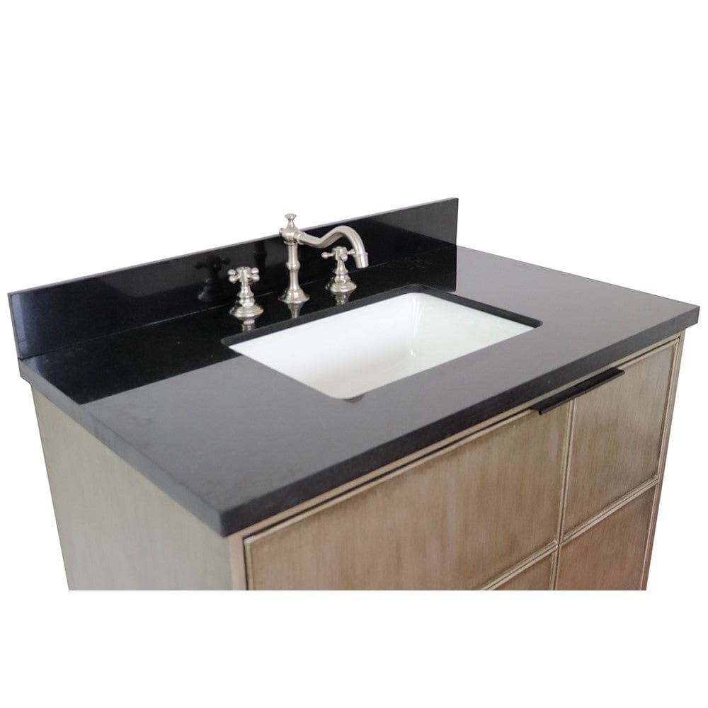 Bellaterra 37" Single Vanity in Linen Brown Finish