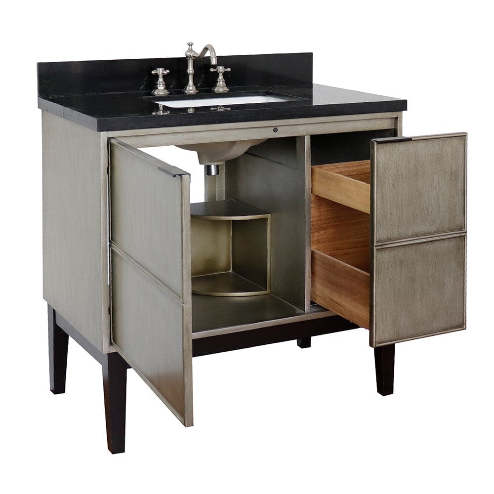 Bellaterra 37" Single Vanity in Linen Brown Finish