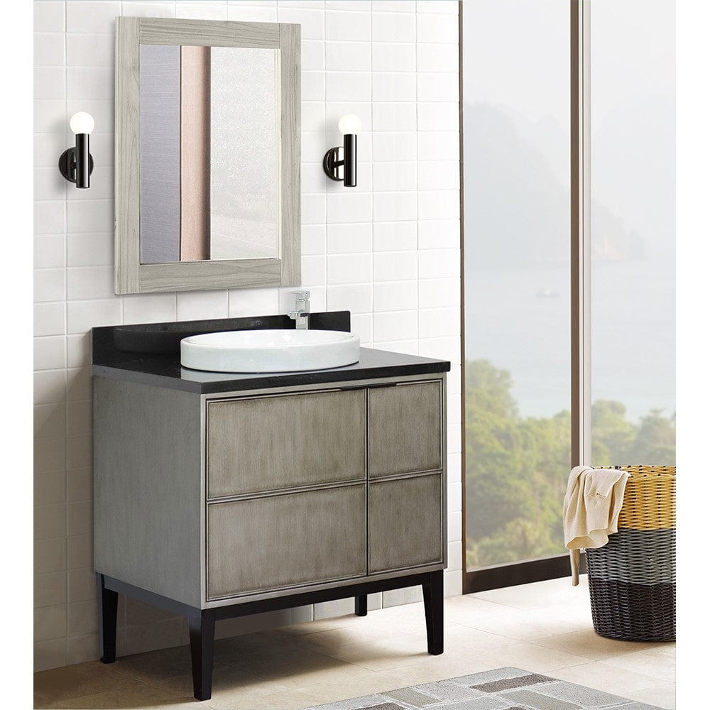 Bellaterra 37" Single Vanity in Linen Brown Finish