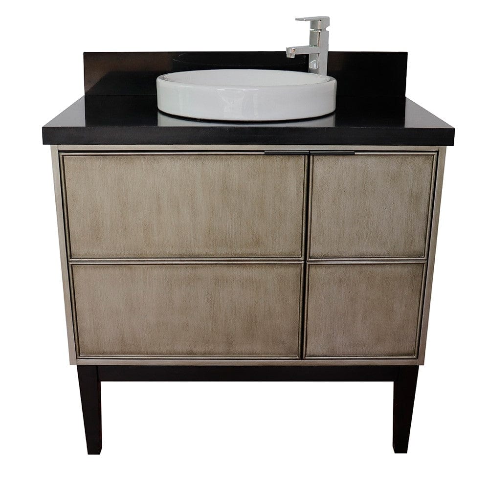 Bellaterra 37" Single Vanity in Linen Brown Finish