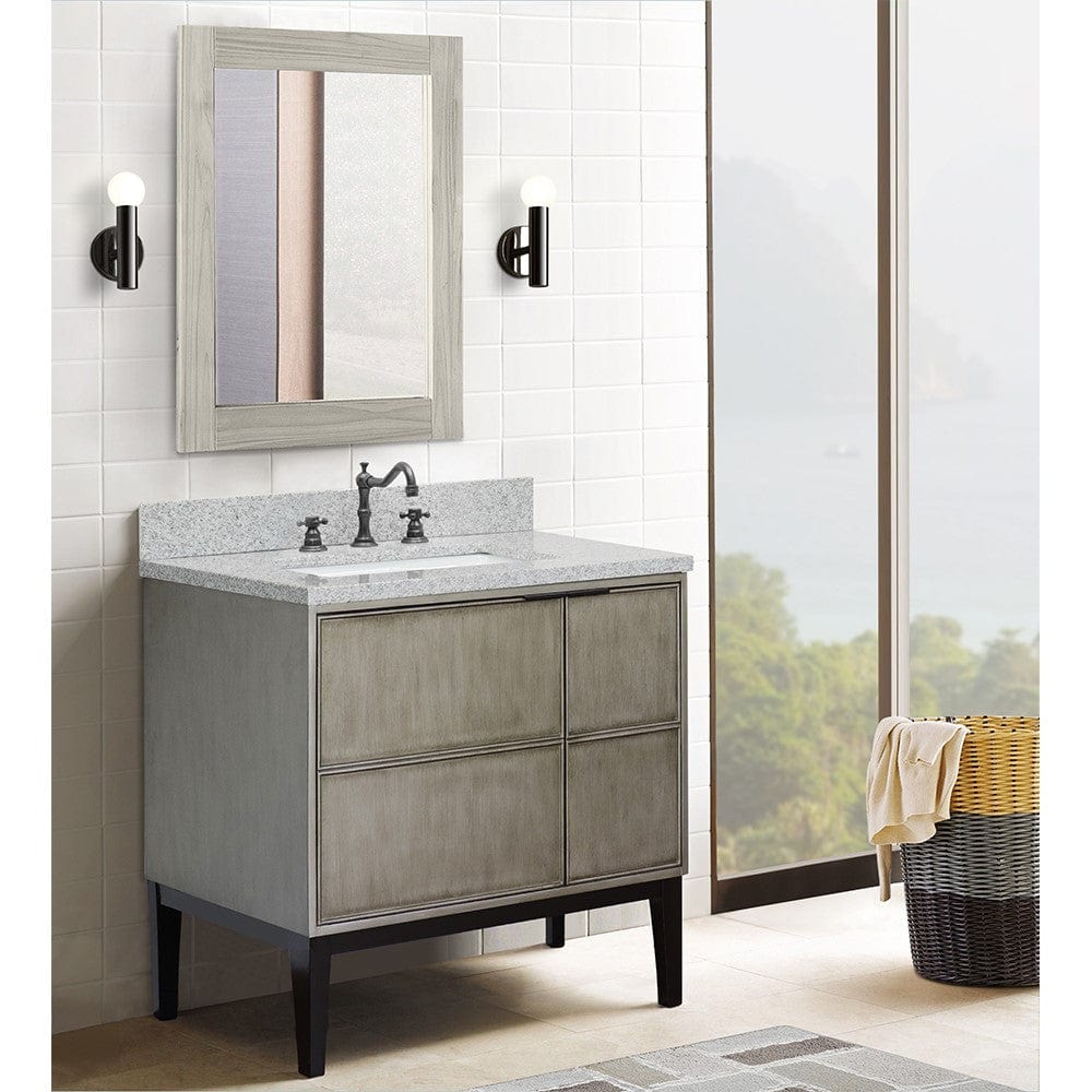 Bellaterra 37" Single Vanity in Linen Brown Finish