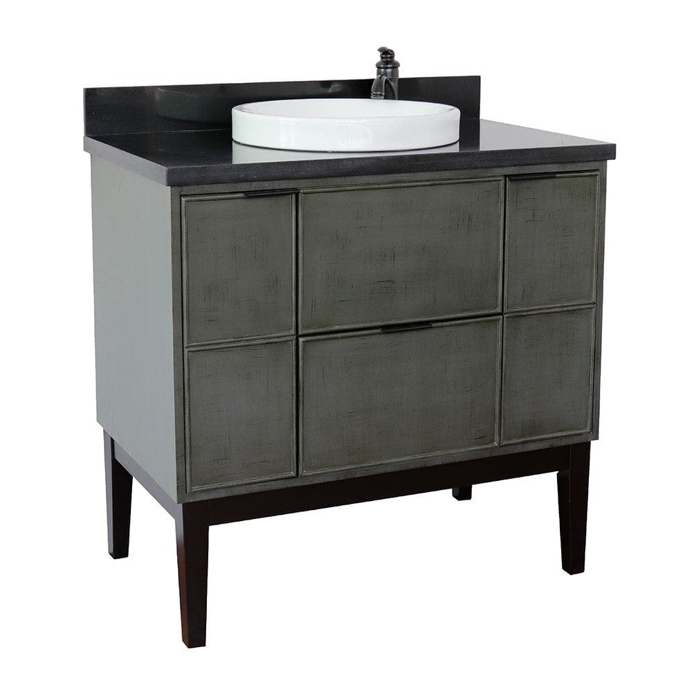 Bellaterra 37" Single Vanity in Linen Gray Finish