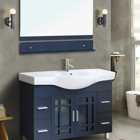 Bellaterra 48 in Single Sink Vanity Wood