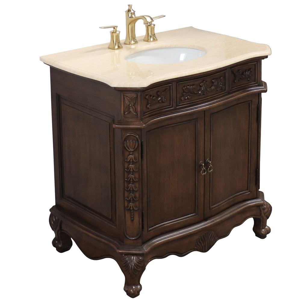 Bellaterra 34.6 in. Single Sink Vanity