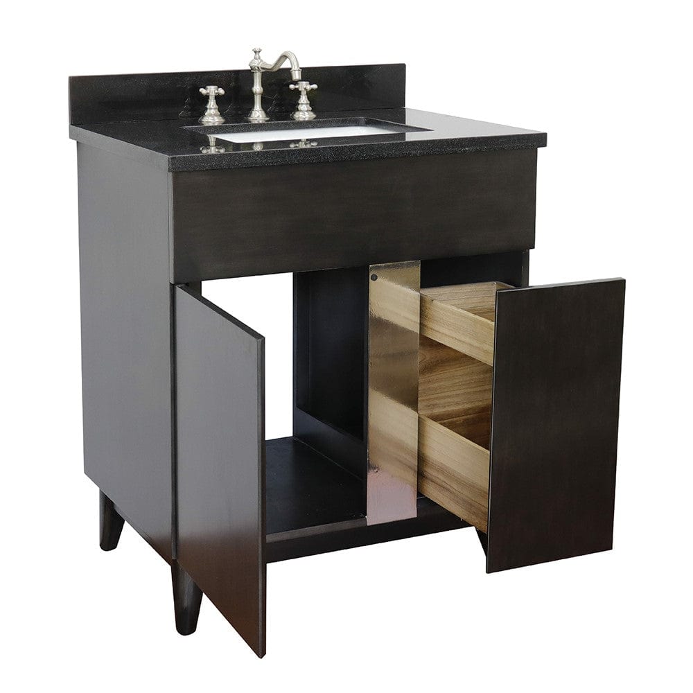 Bellaterra 31" Single Vanity in Silvery Brown Finish