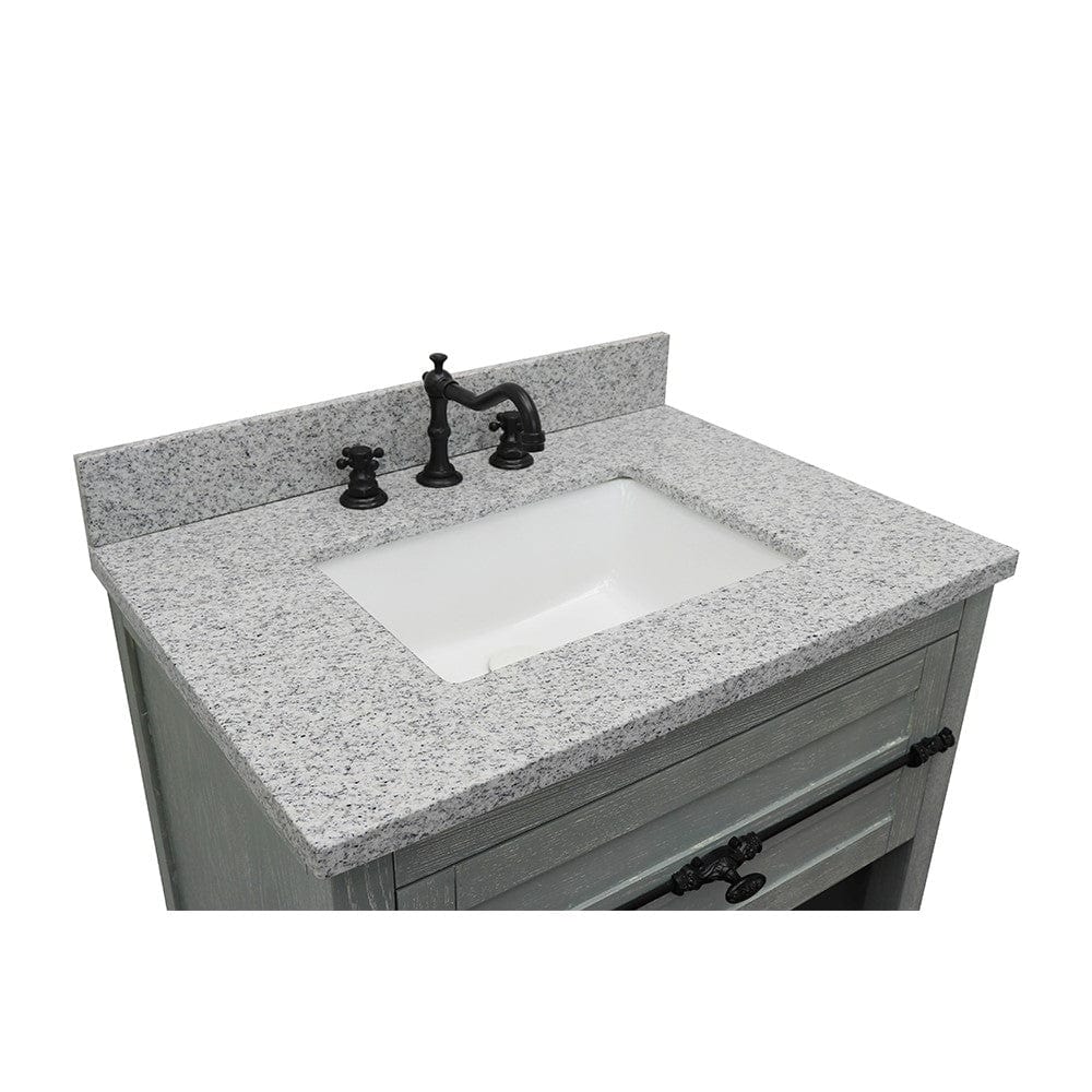 Bellaterra 31" Single Vanity in Gray Ash Finish