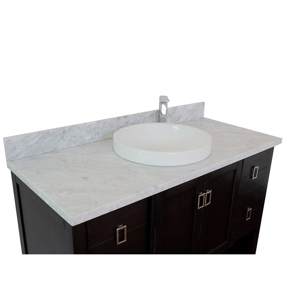 Bellaterra 49" Single Vanity in Silvery Brown Finish