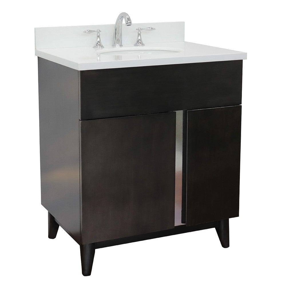 Bellaterra 31" Single Vanity in Silvery Brown Finish