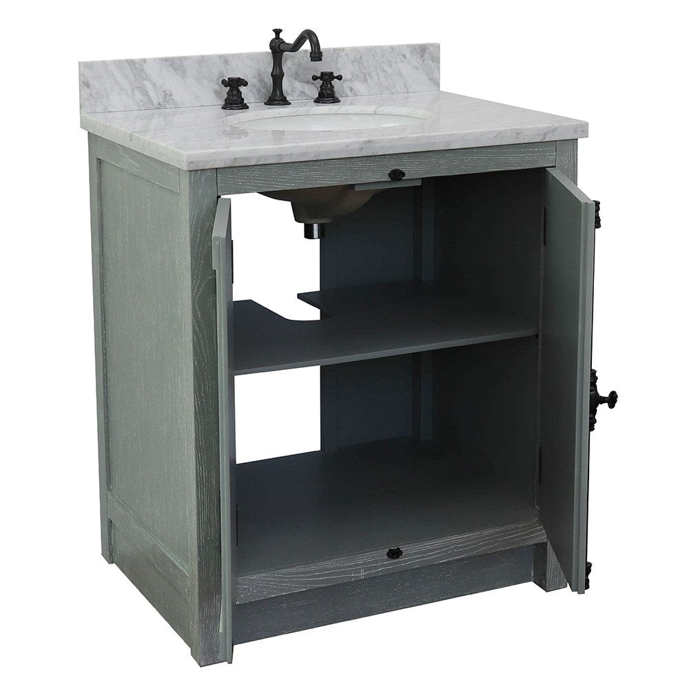 Bellaterra 31" Single Vanity in Gray Ash Finish