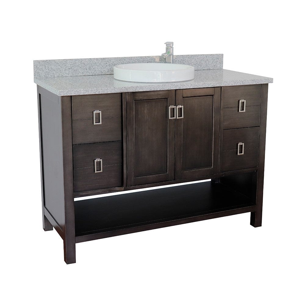 Bellaterra 49" Single Vanity in Silvery Brown Finish