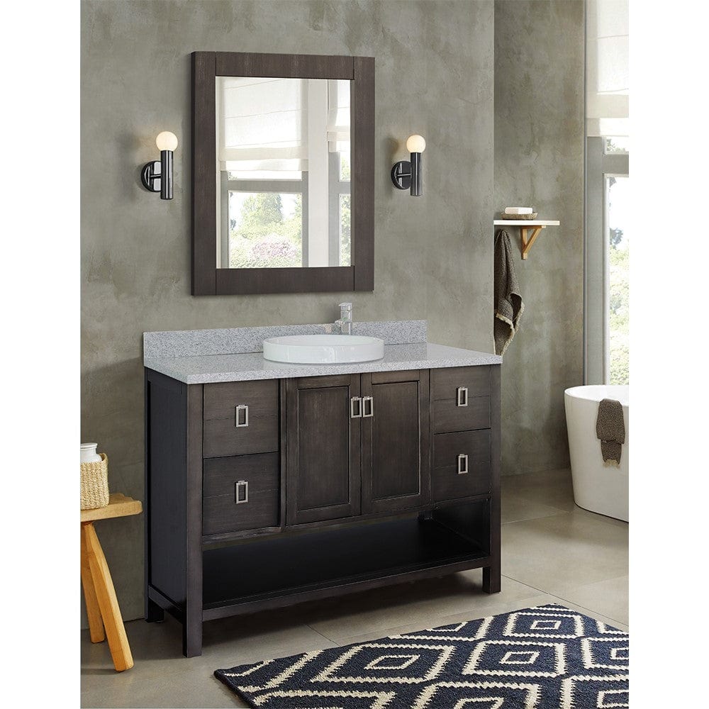 Bellaterra 49" Single Vanity in Silvery Brown Finish